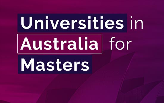 Universities in Australia for Masters