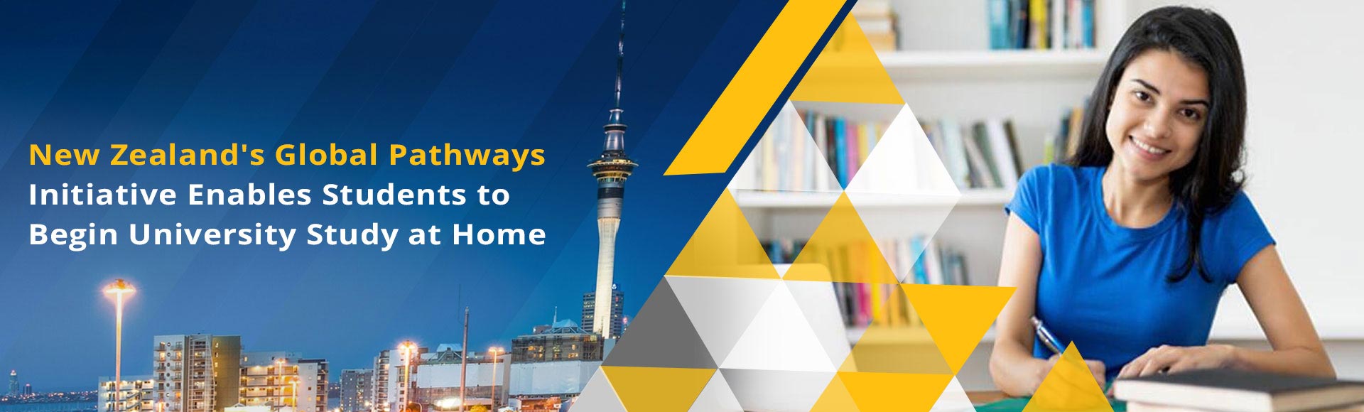New Zealand’s Global Pathways initiative enables students to begin university study at home
